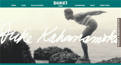 Desktop Screenshot of dukesmaui.com