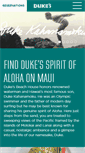 Mobile Screenshot of dukesmaui.com